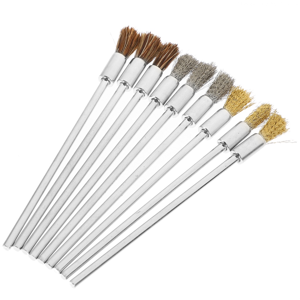 Bộ 9 Cọ Vệ Sinh Kim Loại Chuyên Dụng Chất Lượng