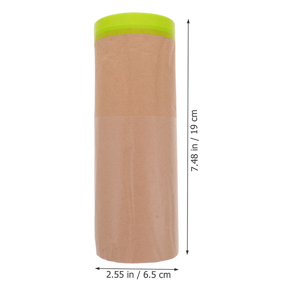 2 Cuộn Băng Keo Giấy Kraft Phủ Bảo Vệ Xe Hơi