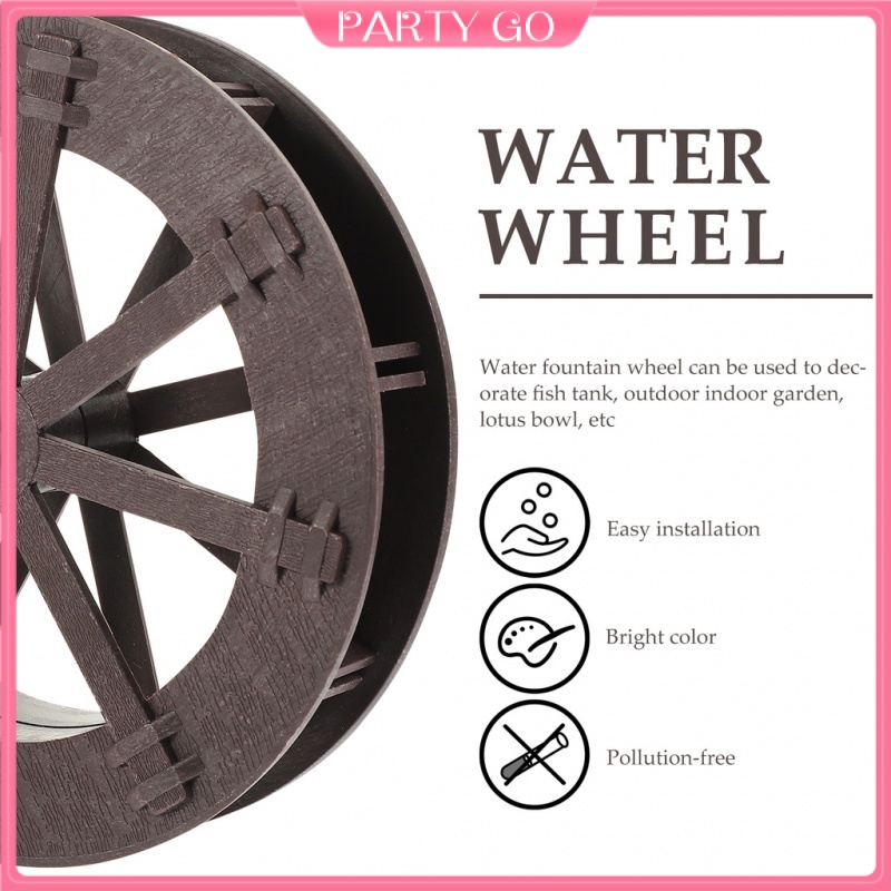 Bánh Xe Thay Thế Bằng Nhựa Resin Trang Trí Cho Đài Phun Nước Áp Suất