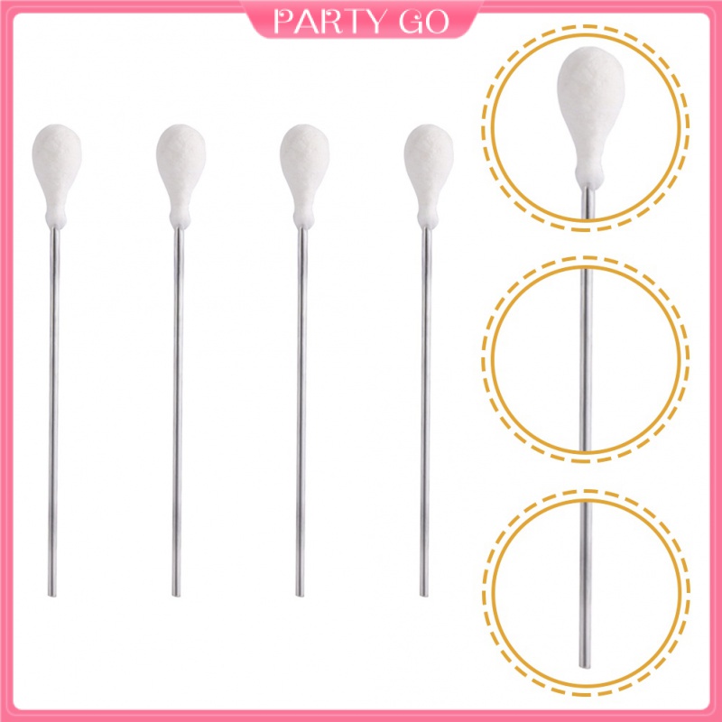 Set 4 Tăm Bông Cotton Chuyên Dụng Cho Salon Làm Tóc