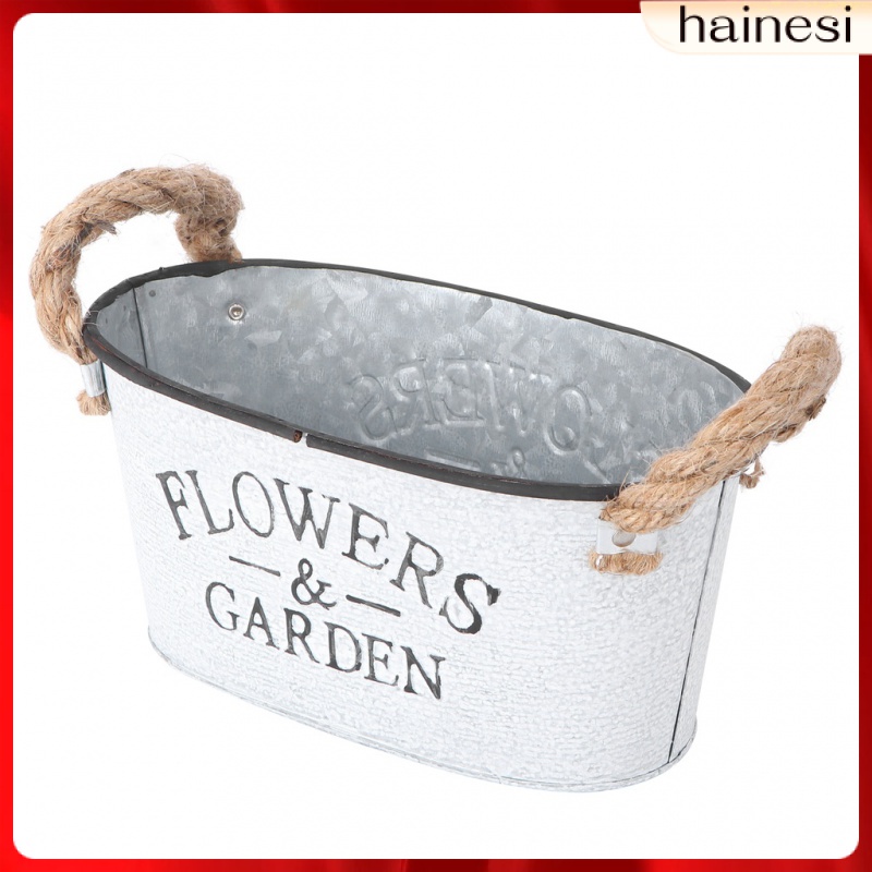 Chậu Hoa Bằng Thiếc Phong Cách Pháp Độc Đáo Trang Trí Nhà Cửa