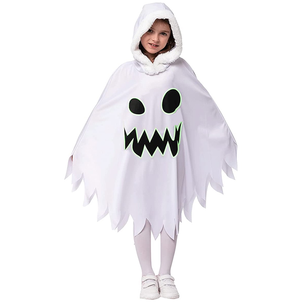 Bộ Đồ Hóa Trang halloween Nhân Vật Áo Choàng Ma Phát Sáng Trong Bóng Tối Cho Bé Trai Và Bé Gái
