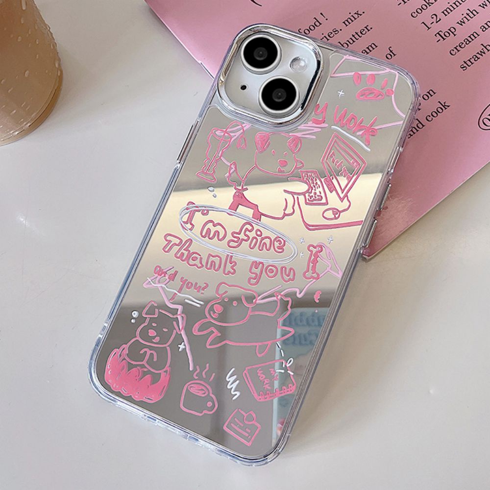 Ốp Điện Thoại TPU Mềm Chống Dấu Vân Tay Chống Rơi Họa Tiết Graffiti Cho IPhone 14 Pro Max 13 12 11 Pro Max