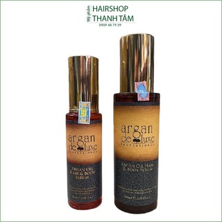  Tinh dầu phục hồi tóc hư tổn Argan Deluxe Argan Oil Serum 100ml - chính hãng 