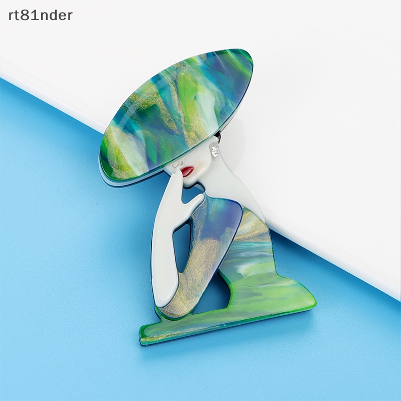 Trâm Cài Áo Sợi Acetate Bằng Acrylic 2 Màu Tùy Chọn Thời Trang Sang Trọng Cho Nữ