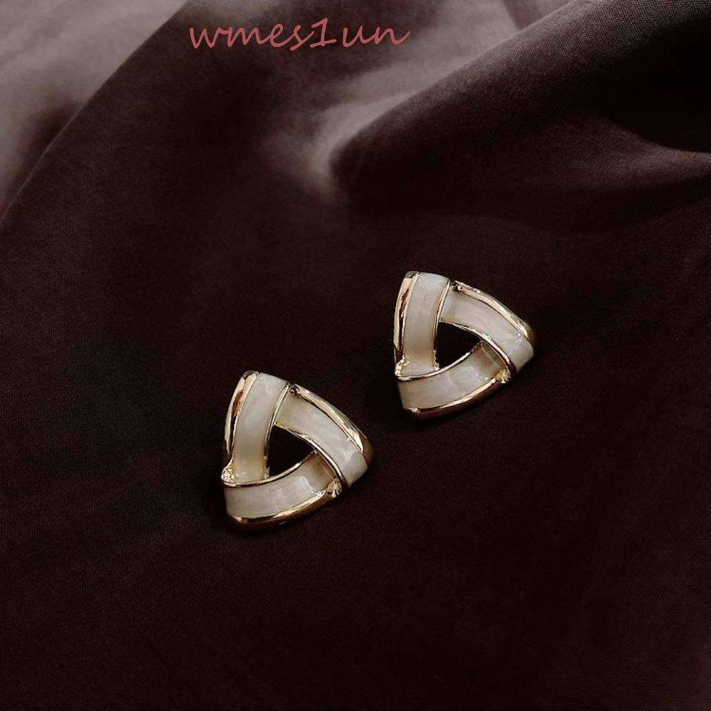 Khuyên Tai Hàn Quốc WMES15H Tráng Men Chống Dị Ứng Thiết Kế Ngọt Ngào|Bông Tai Kim Thiết Kế Độc Đáo Thời Trang