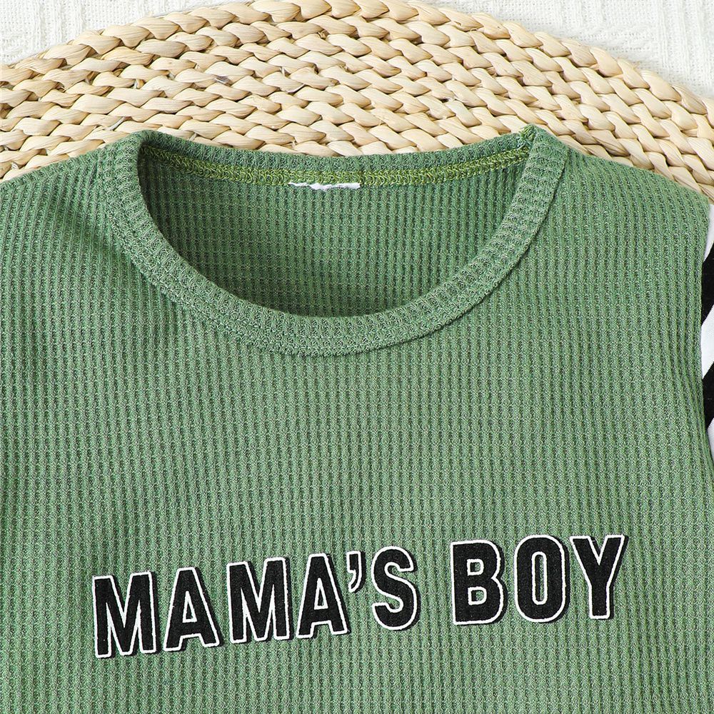 Set Đồ Mùa Hè 2 Món Gồm Áo Thun Tay Cộc + Quần Ngắn Cho Bé Trai 1-6 Tuổi