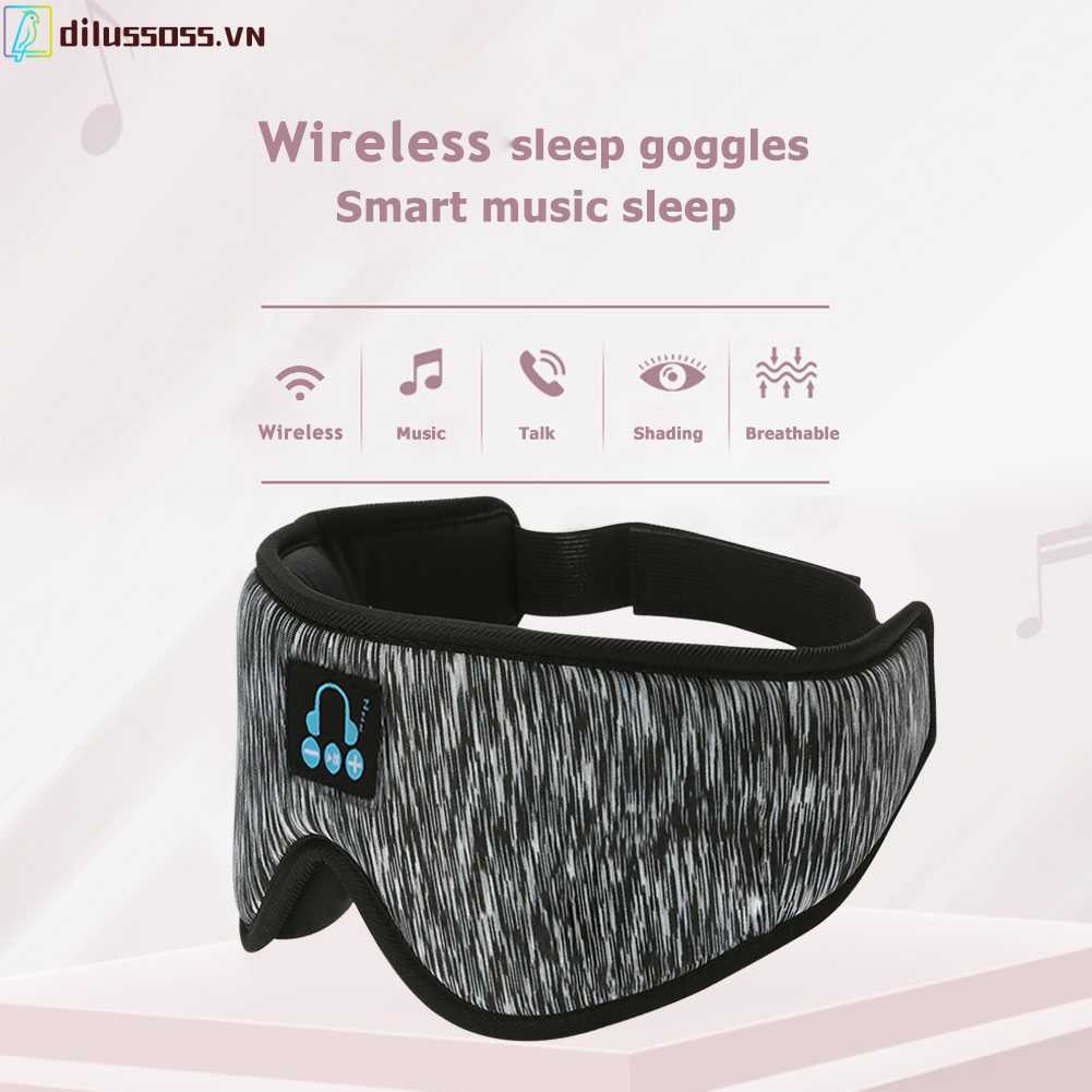 Vỏ Bọc Che Mắt Tích Hợp Tai Nghe Bluetooth Không Dây Tiện Dụng Cho Gia Đình / Văn Phòng
