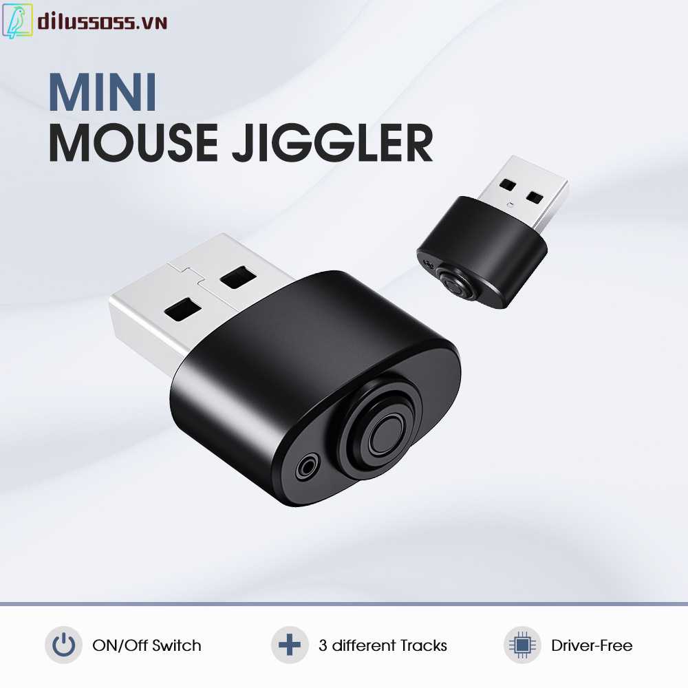 Chuột Máy Tính Mini Tự Động 3 Chế Độ Jiggle
