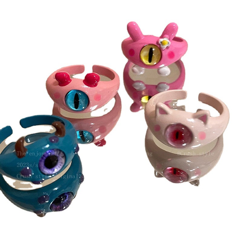 Nhẫn Họa Tiết Hoạt Hình Dễ Thương Thời Trang Mùa Hè 2023 Cho Bé Gái