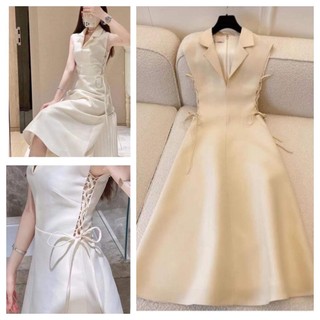 Đầm Xòe Đan Eo Dáng Dài Váy Cao Cấp BY8350