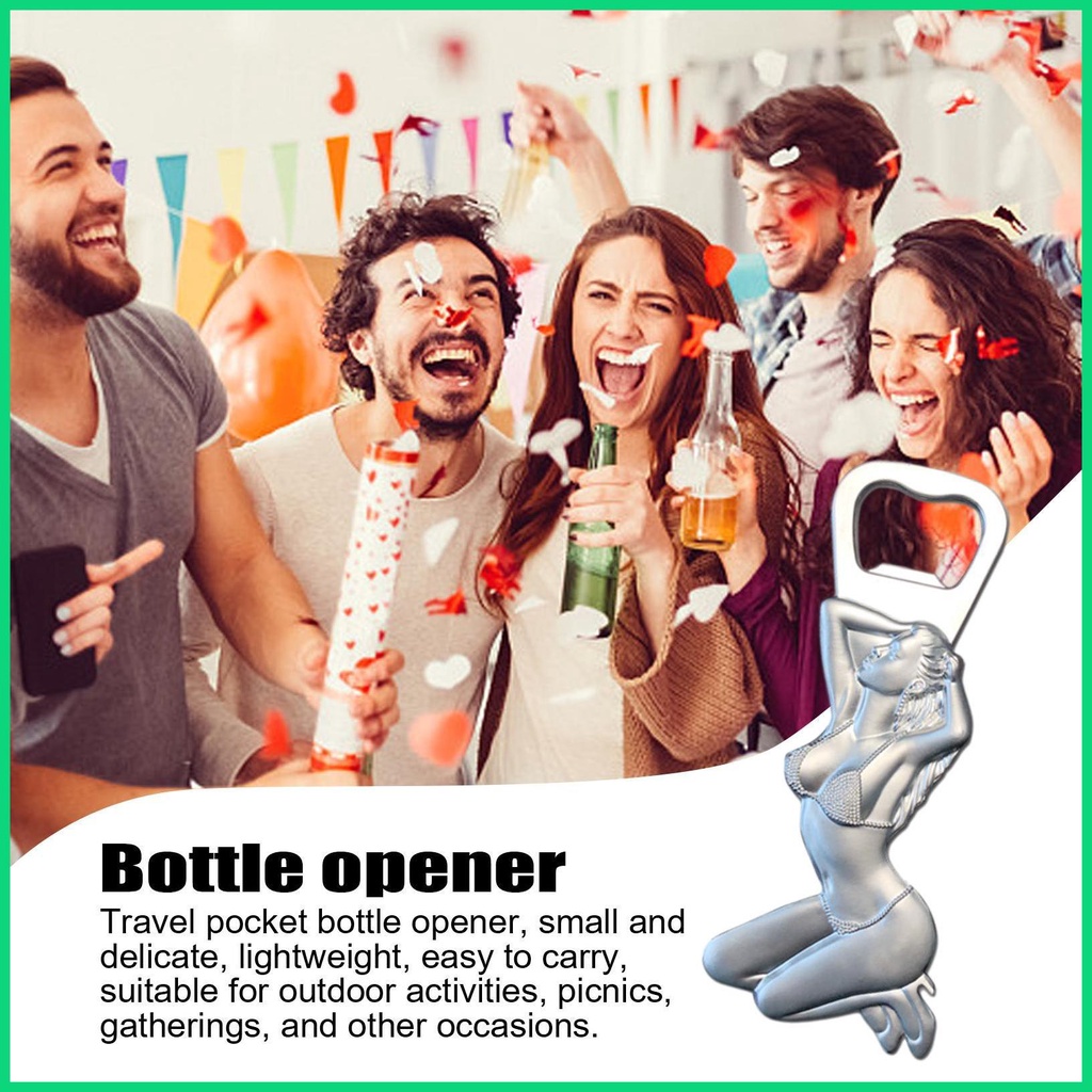 Dụng Cụ Mở Nắp Chai Gắn Tường / Gắn Tủ Lạnh Tiện Dụng Cho Dã Ngoại