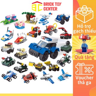Đồ chơi lắp ráp giá rẻ Jie star lắp ráp mô hình các phương tiện giao thông mini cho bé