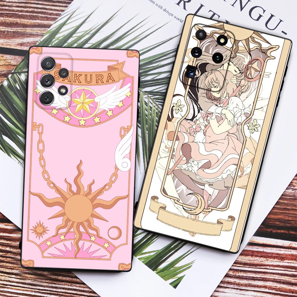 Ôp Điện Thoại Silicon Họa Tiết cardcaptor sakura Cho samsung galaxy s22 s23 plus ultra 5g Ốp