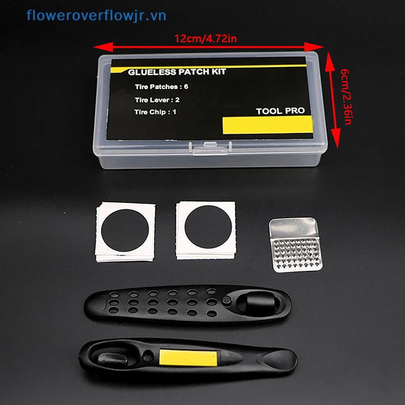 Set 10 Miếng Vá Lốp Xe Đạp Không Keo Tiện Lợi