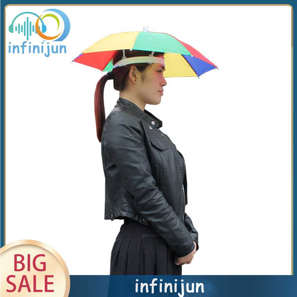 Mũ Dù Chống Nắng Gấp Gọn Điều Chỉnh Được Cho Hoạt Động Ngoài Trời
