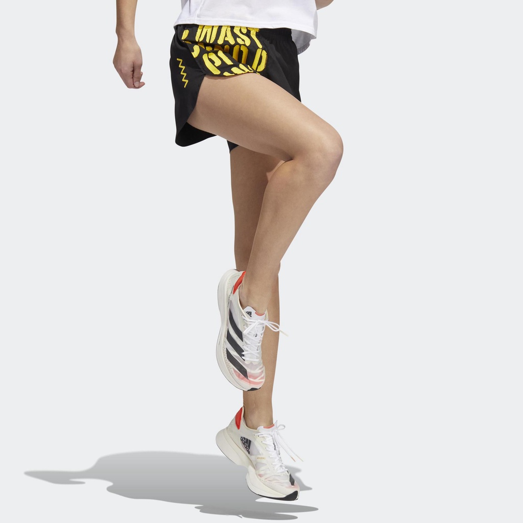 adidas Chạy Quần Short Chạy Bộ Run Fast Kèm Quần Lót Bên Trong Nữ Đen HA4292