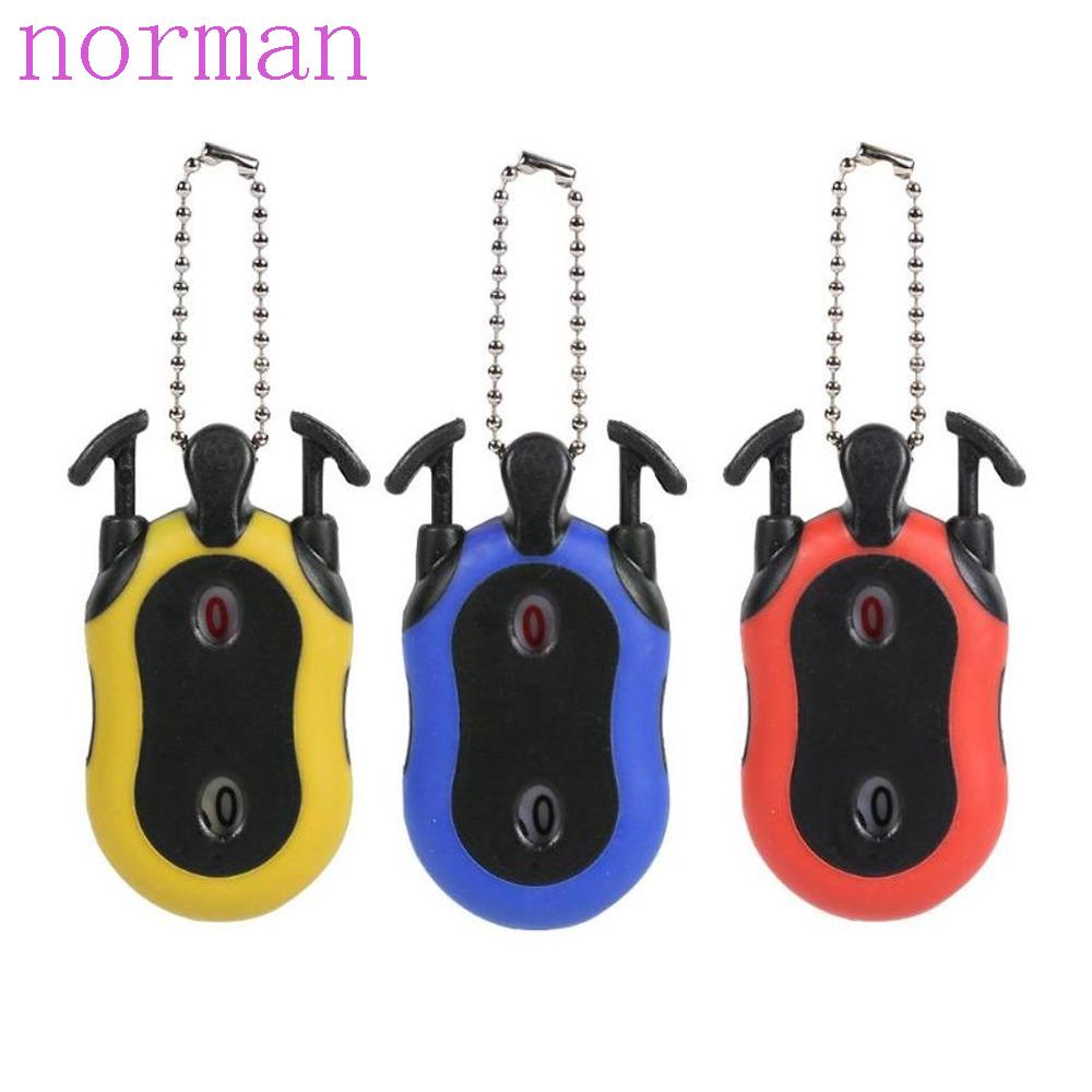 Norman Phụ Kiện Đếm Điểm Chơi Golf Thiết Kế Hạt Màu Vàng / Đỏ / Xanh Dương Kèm Móc Khóa