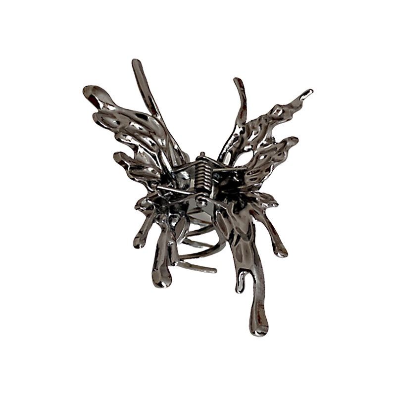 Kẹp Tóc Kim Loại Hình Bướm 3D