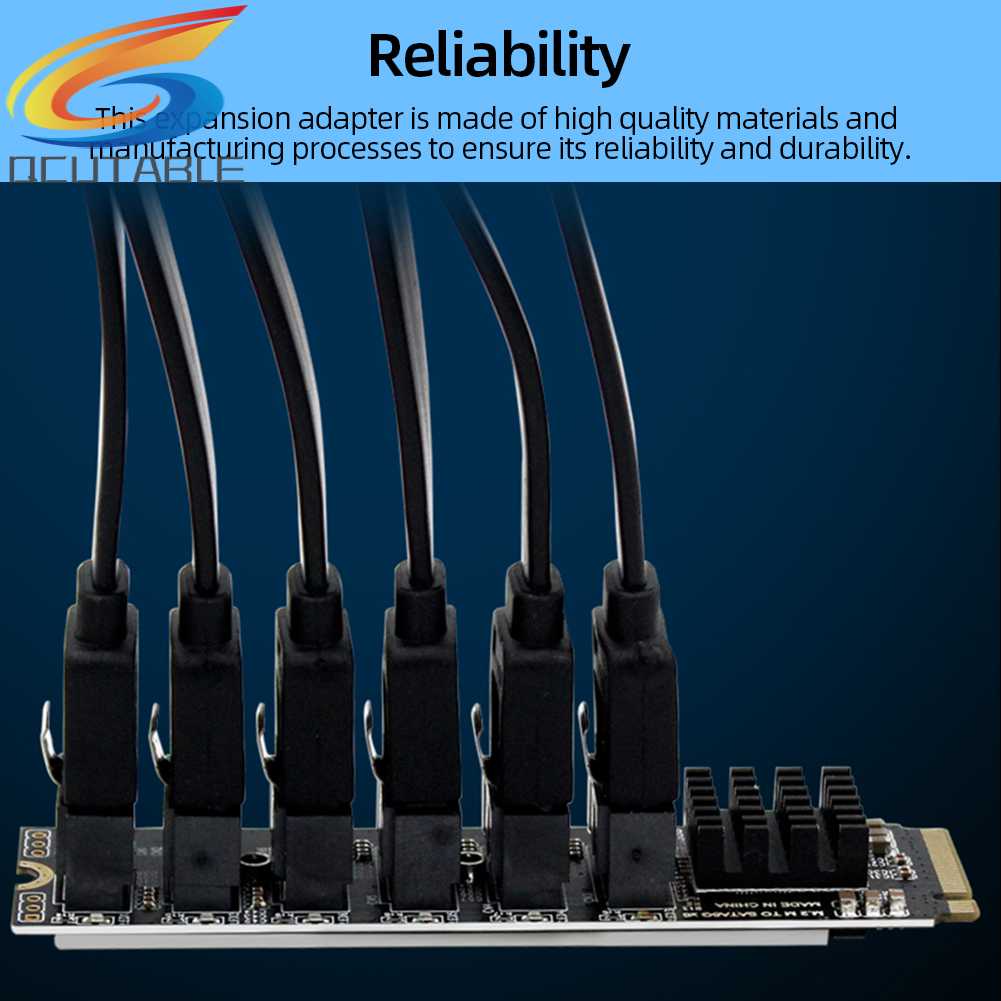 Card Mở Rộng M2 M-EKY PCIE3.0 Sang SATA6G Cho Ổ Cứng SATA