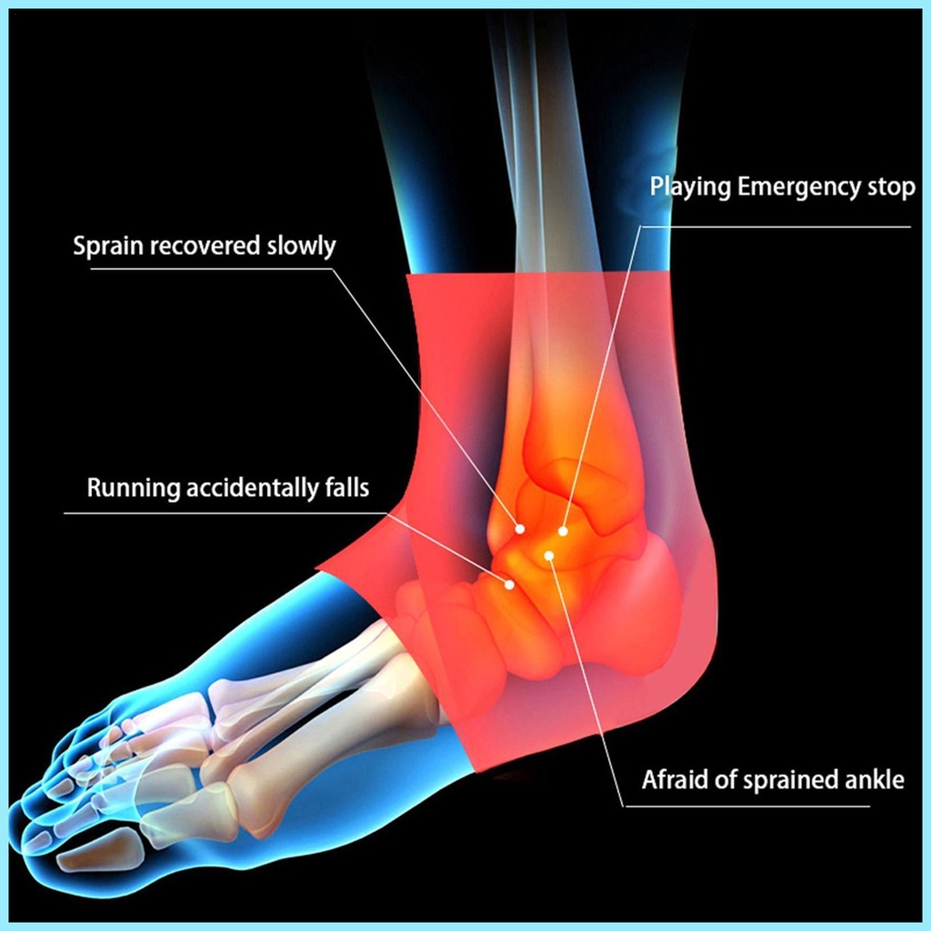 Đai Quấn Bảo Vệ Mắt Cá Chân Bằng Nylon Thoáng Khí Tiện Dụng Khi Chơi Thể Thao
