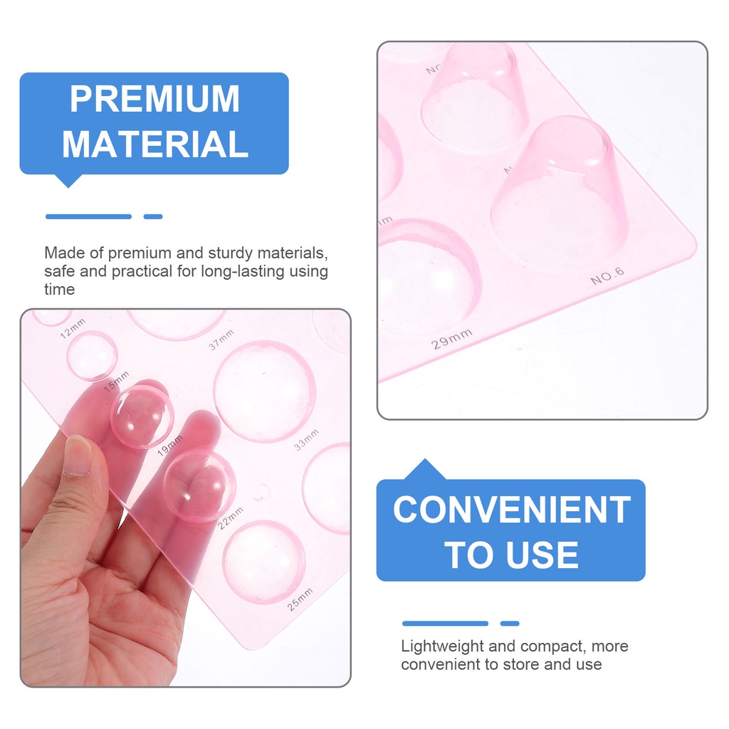 Set 2 Khuôn Nhựa Làm Giấy Quilling Mini