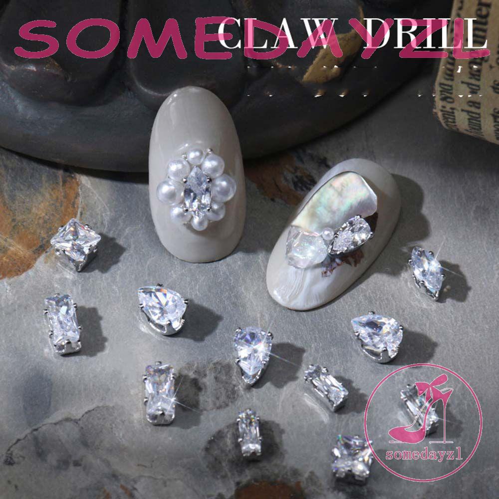 Phụ Kiện Trang Trí Móng Nghệ Thuật 3D Hình Giọt Nước / Giọt Nước Lấp Lánh Charms