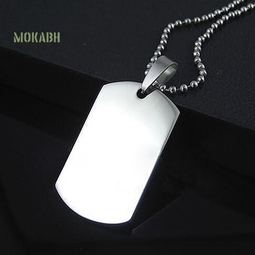 Vòng Cổ Bằng Thép Không Gỉ 316L Thời Trang Cá Tính Cho Nam / Nữ