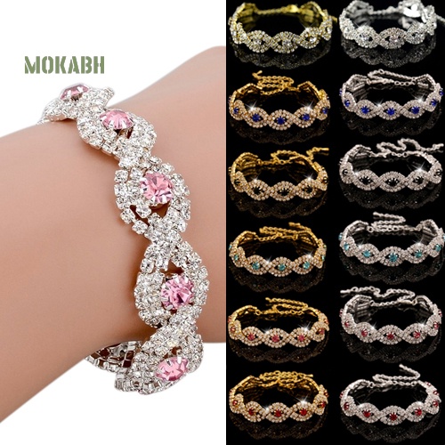 Vòng Đeo Tay Đính Đá Thanh Lịch Dành Cho Nữ