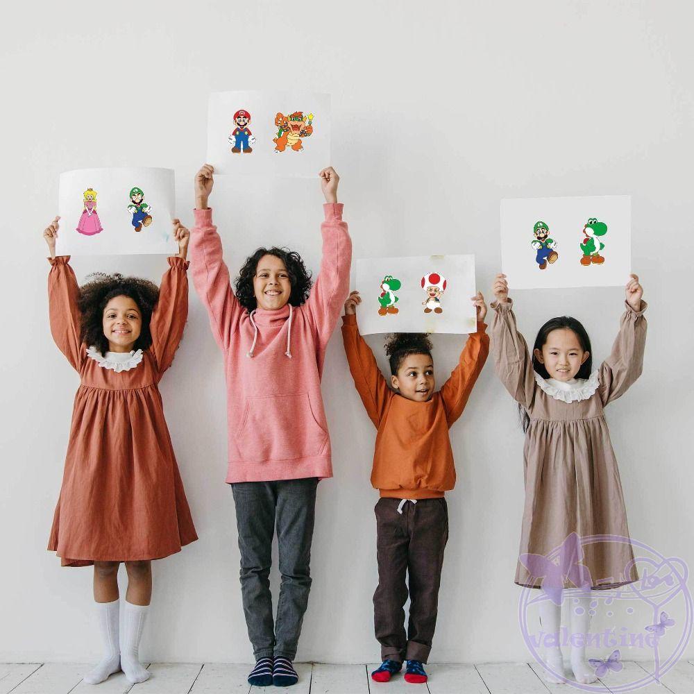 Sticker Dán Trang Trí Đồ Chơi Xếp Hình Super Marios Diy Dành Cho Trẻ Em
