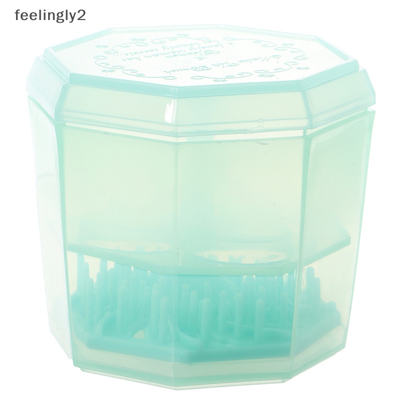 Xô Phơi Khô Cọ Trang Điểm Kèm Giá Đỡ Tiện Dụng