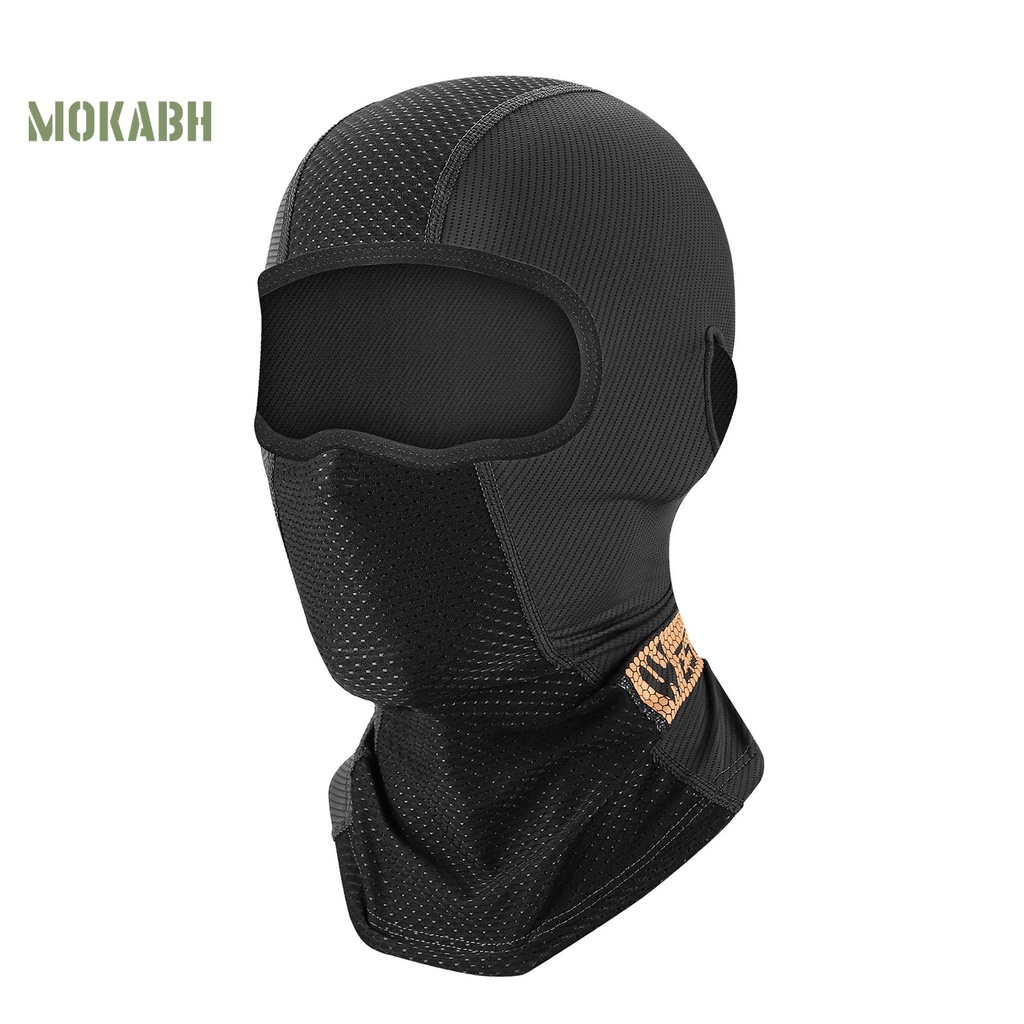 Khăn Trùm Đầu Thể Thao Bằng Lụa Lạnh Mỏng Co Giãn Thoáng Khí Thoải Mái Độ Co Giãn Cao Chống Tia UV