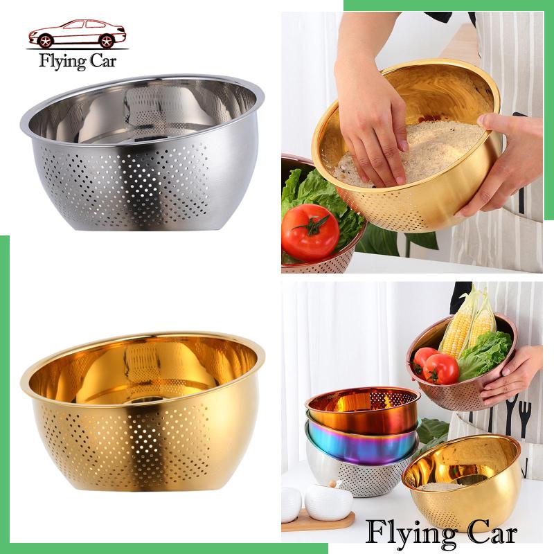 Rổ Vo Gạo / Rửa Rau Củ Quả 2 Ngăn Tiện Dụng Cho Nhà Bếp