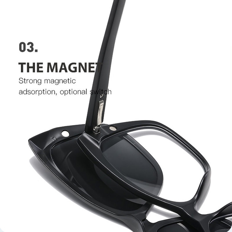 VIENDO Kính Mát Mắt Mèo Phân Cực Chống Tia UV400 2 Trong 1 Thích hợp cho đi xe đạp/ngoài trời/thể thao/lái(có thể cắt cận thị ống kính)