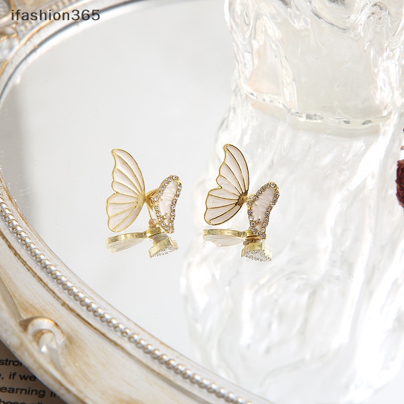 Bông Tai Đính Đá Zircon Ngọc Trai Sáng Bóng Độc Đáo Thời Trang Hàn Quốc ifashion365