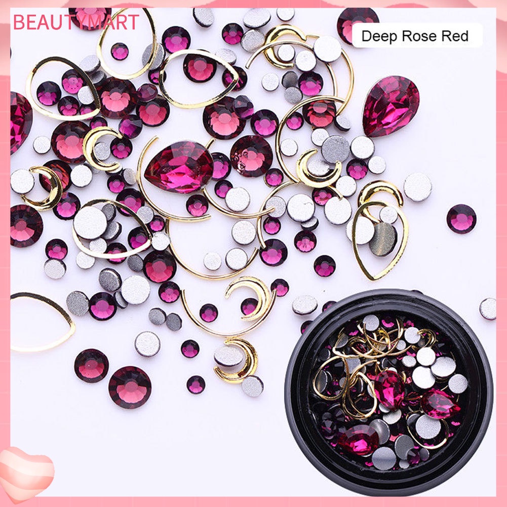 Hộp Phụ Kiện Trang Trí Móng Nghệ Thuật Bằng Hợp Kim 3D