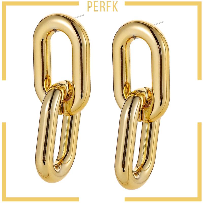 [Perfk] Bông Tai Chuỗi Xích Dày Dáng Dài Cho Lễ Tốt Nghiệp Halloween