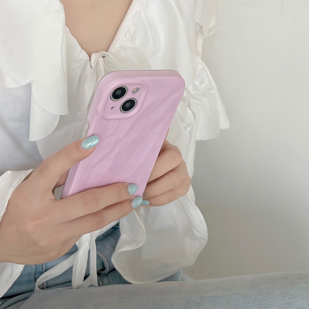 Ốp Điện Thoại Nhựa PC Cứng Trong Suốt Màu Kẹo Bảo Vệ Toàn Diện Cho iPhone 14 13 12 11 PRO MAX