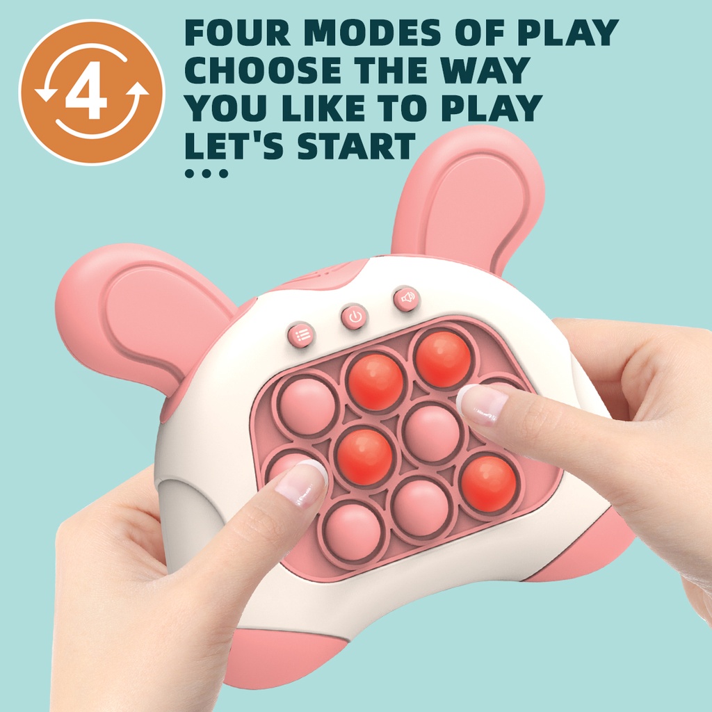 Đồ Chơi Máy Chơi Game Nâng Cao Tốc Độ Điện Tử 80 Mức Độ Bằng Silicone Dành Cho Trẻ Em
