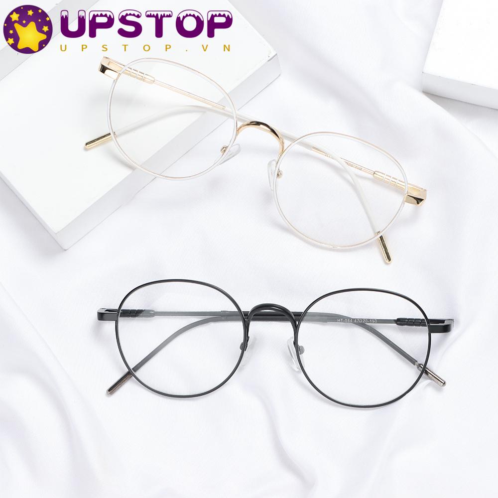 Mắt Kính Gọng Kim Loại Tròn Phong Cách Vintage