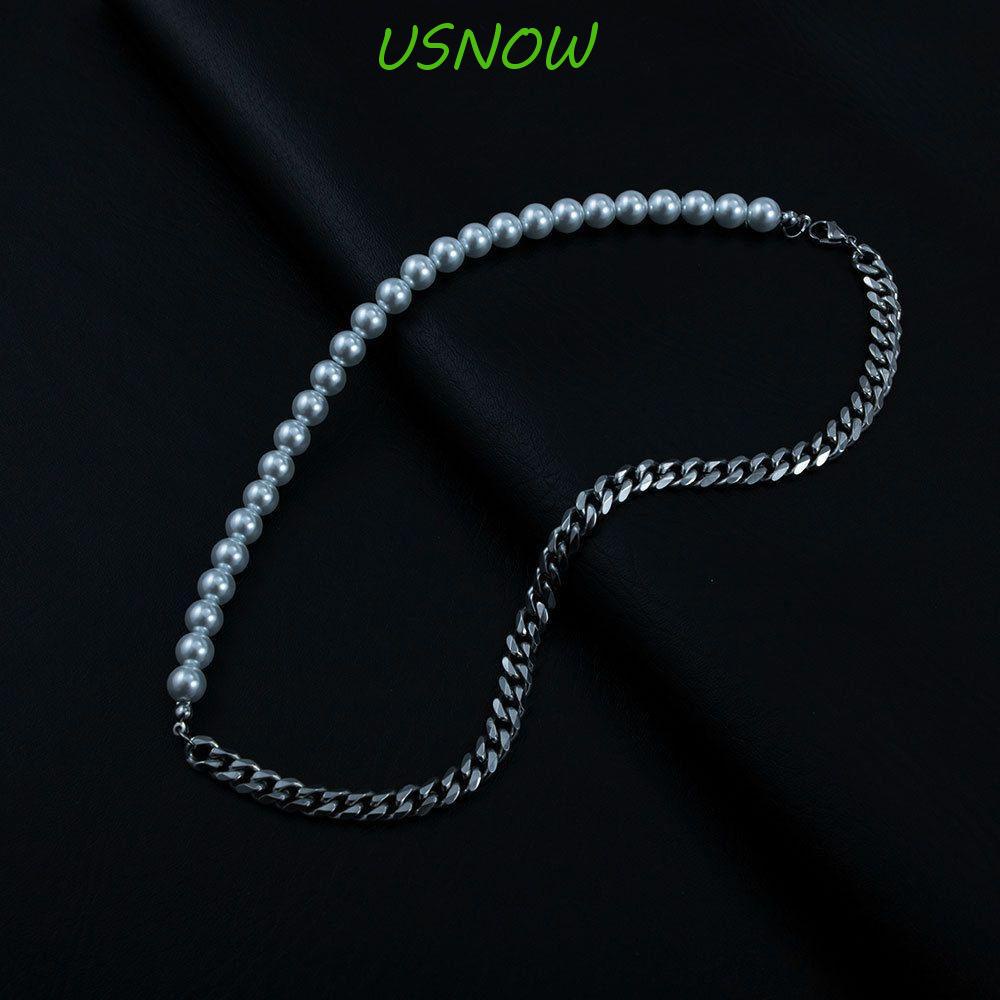 Vòng cổ Bằng Thép Không Gỉ Phong Cách Hip Hop Hàn Quốc Cho Nam