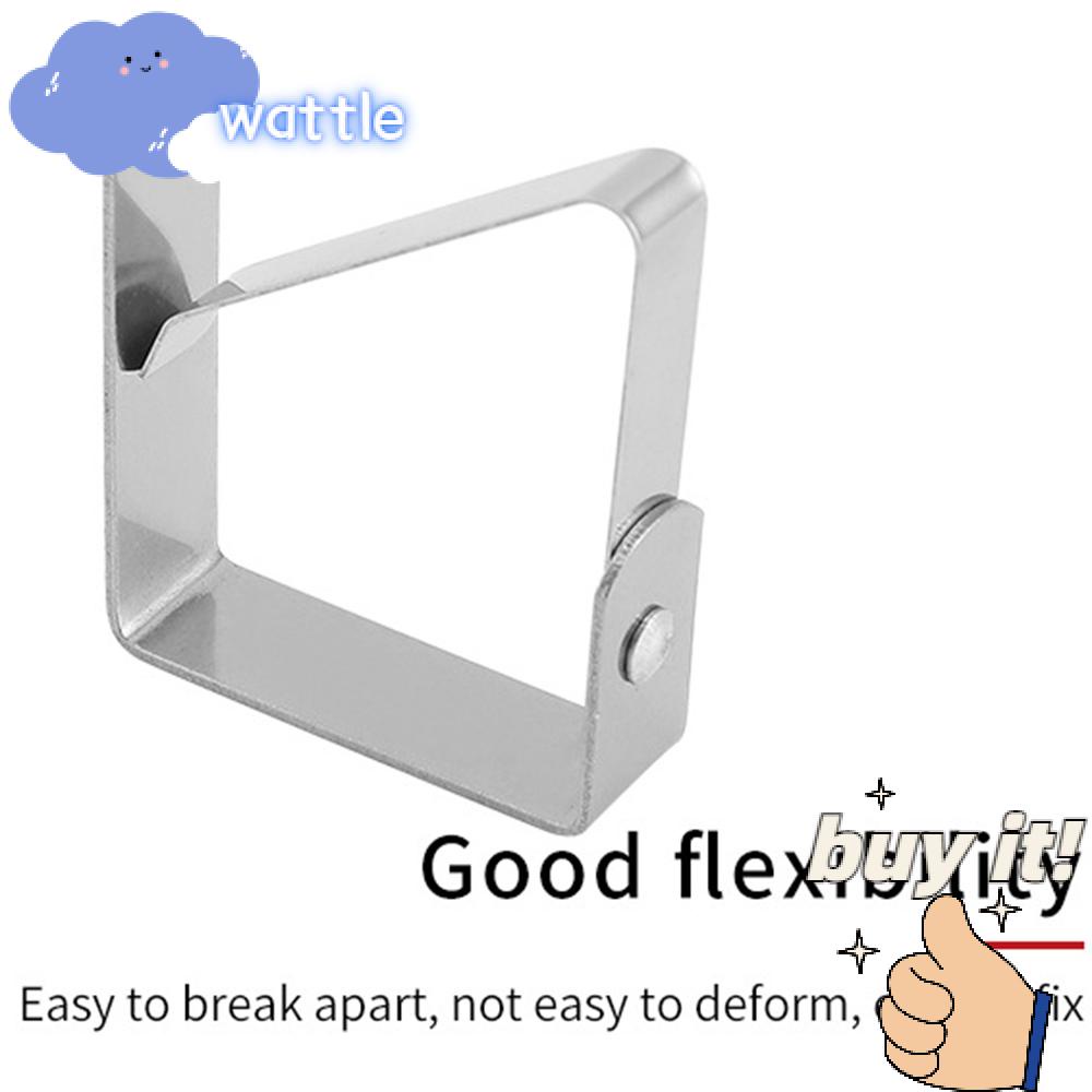 Set 10 / 10 Kẹp Váy Bàn Bằng Thép Không Gỉ Bền Bỉ Dễ Vệ Sinh