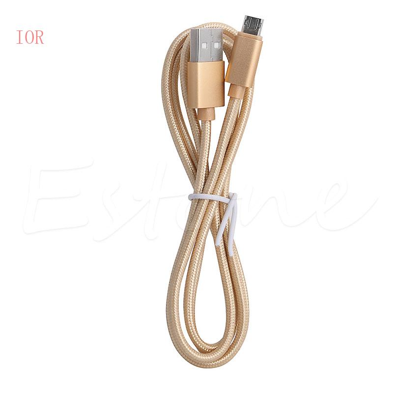 Cáp Sạc Dây Bện 2A Cổng Micro USB Cho Điện Thoại Android