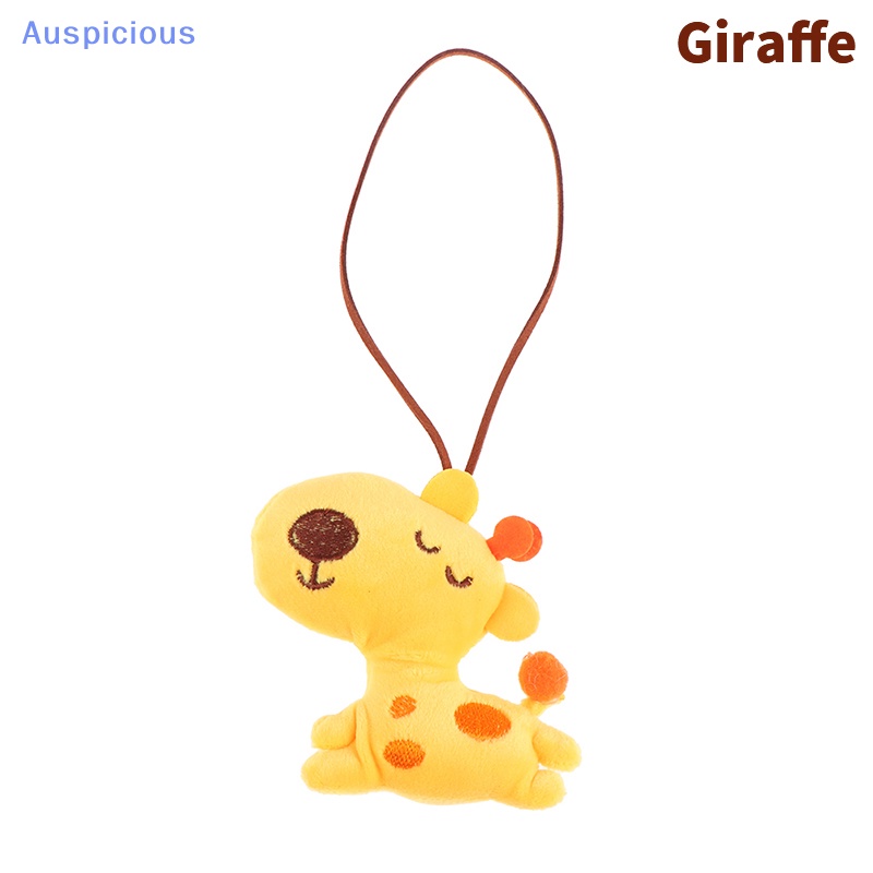 Móc Chìa Khóa / Tên / Gấu / Hươu Cao Cổ / Vịt Nhồi Bông Chống Thất Lạc Dễ Thương Tiện Dụng