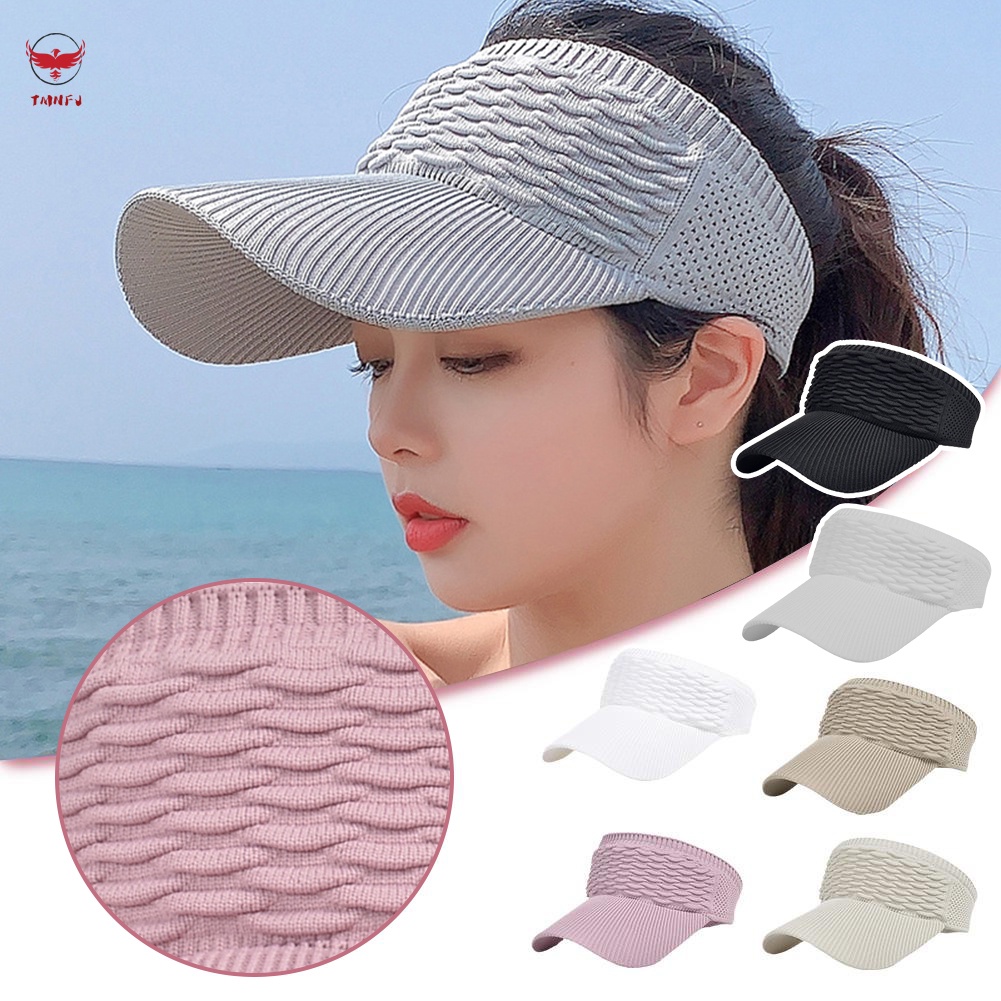 Mũ Hở Chóp Thoáng Khí Đa Năng Màu Sắc Thời Trang Đi Biển Cho Nữ