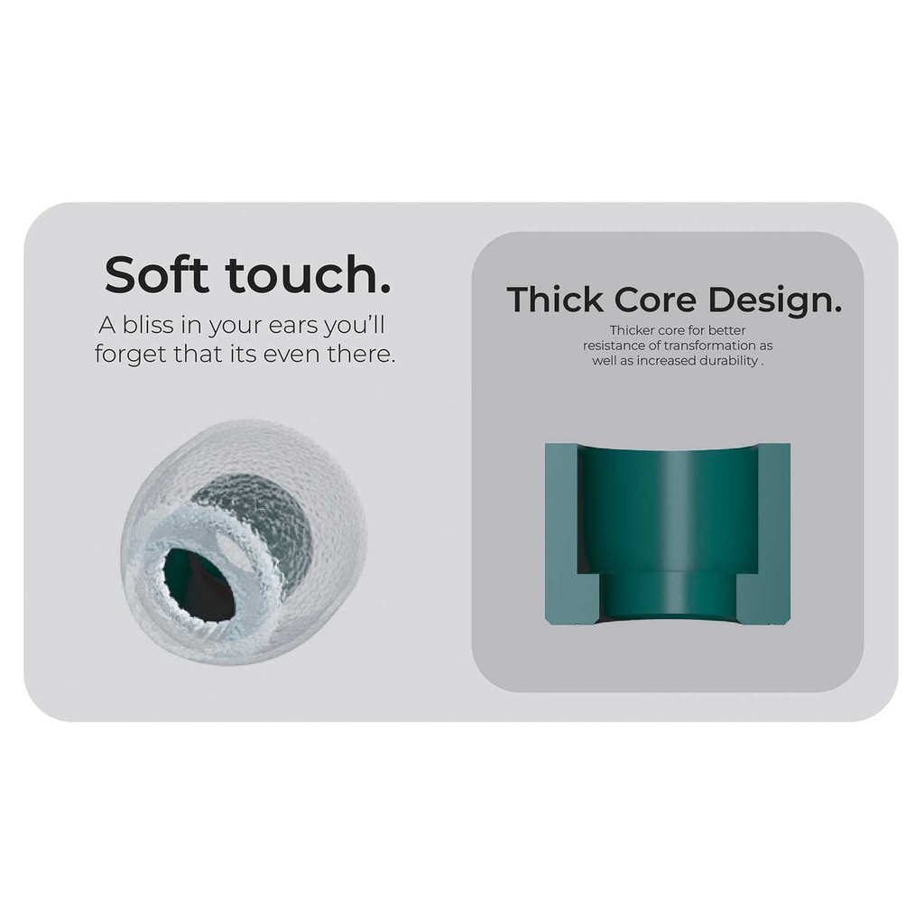 Tangzu Tang Sancai Silicone Earphone Eartips 1 Pairs for S/M/L Size Headphone Accessory Wired Headset Earbuds