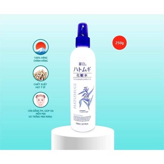 XỊT KHOÁNG HATOMUGI 99k/chai 250ml Xịt khoáng Hatomugi là sản phẩm xịt phun sương dưỡng ẩm được ưa chuộng tại Nhật Bản. 