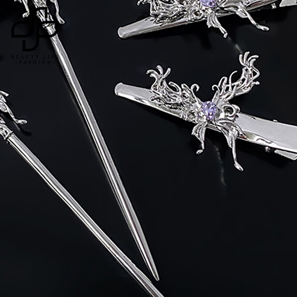 Trâm Cài Tóc Hình Bướm Đính Đá Phong Cách Cổ Điển Cho Nữ