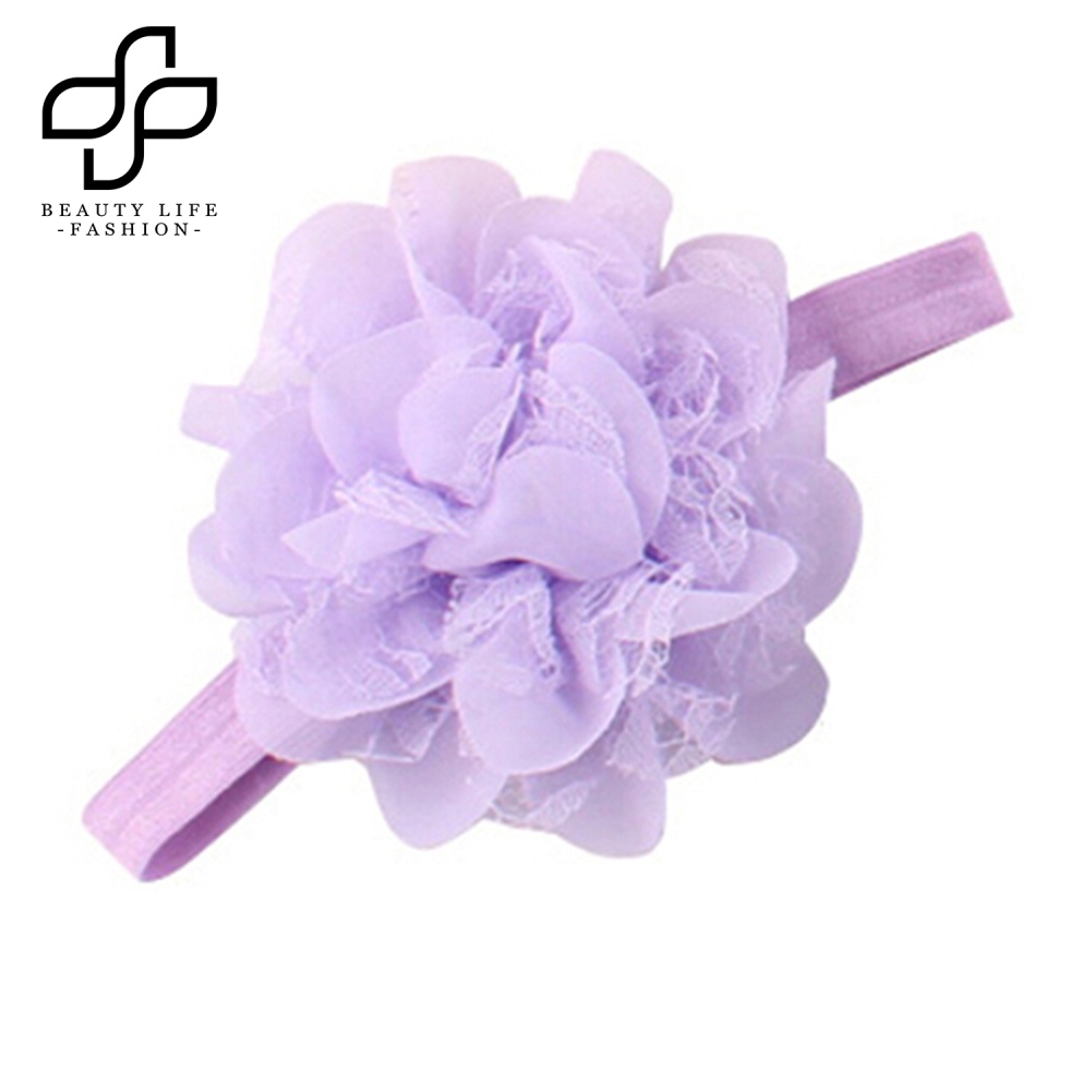 Băng Đô Hoa Co Giãn Dễ Thương Cho Bé Gái