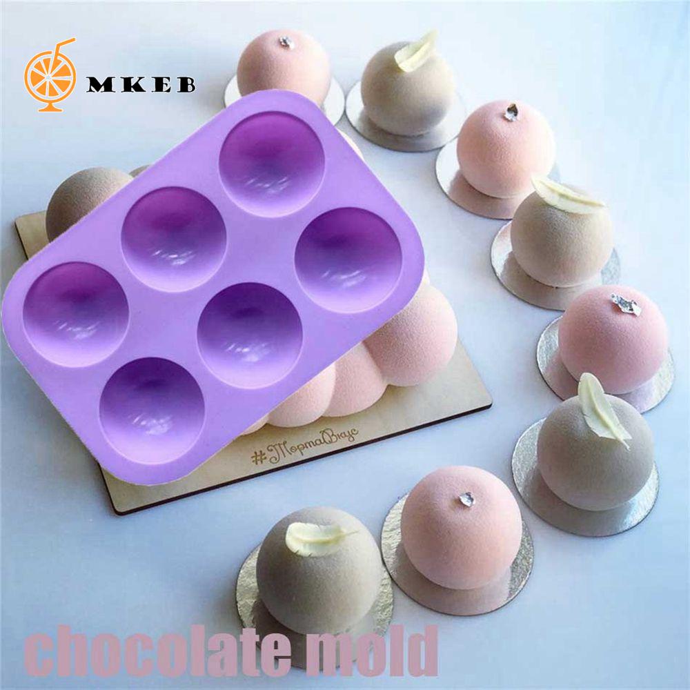 Khuôn silicon làm bánh hình bán cầu độc đáo